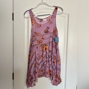 Free People floral dress XS NWT